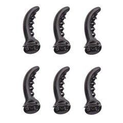 Women Hair Clutcher Daily Wear Use Banana Clip Set Of 6 Pack-Medium Size