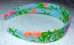 Lilly Pulitzer 1.25″ 1 1/4 INCH Wide Fabric Headband LILLY LOVES DISNEY New!