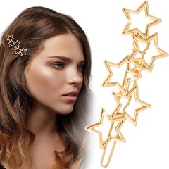 Mxxipp Gold Star Hair Pin for Women, Classical 1 Count (Pack of 1),