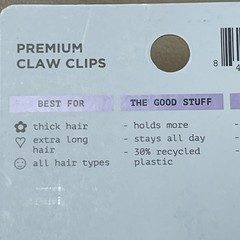 Gimme Beauty Thick Hair Rectangle Claw Clip 2ct – New