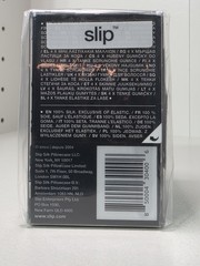 NIB~ Slip Silk Skinny Hair Scrunchies Black set of 4 100% Mulberry Silk