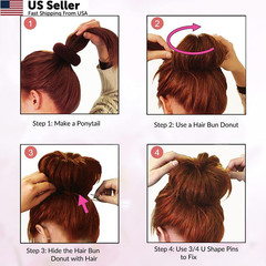 IKOCO 2.4 inch U Shaped Hair Pins for Women, Bun 1 Count (Pack of 80), Brown