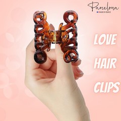 Parcelona French Love 1 Count (Pack of 2), Blush Pink and Tortoise Shell 2″