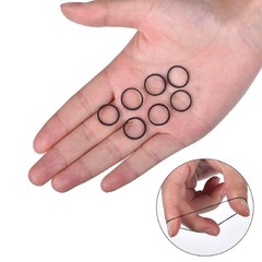 Hicarer 1000 pcs Mini Rubber Hair Bands 1/2 Soft Elastic Bands for Woman Hair