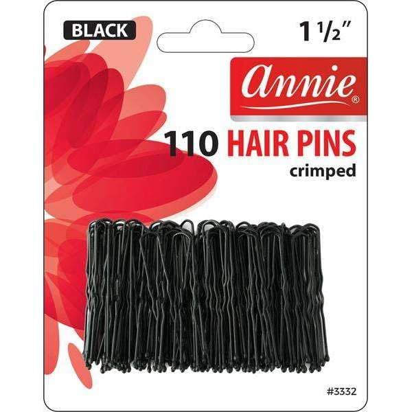 Annie 110 Hair Pins 1.5″ Black #3332 1 Count (Pack of 1),