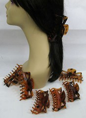 CHOOSE QUANTITY-4.5 Inch Long Women Turtle Shell Hair Claws Hair Clip-HC130