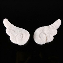 Cartoon Angel Wing Hair Clips Cute Plush Hairpins Lovely Non Slip Barrettes