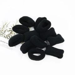 12 Pack Terry Cloth Cotton Elastic Stretchy Thick Hair Ties No Crease Band