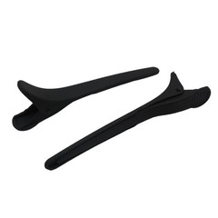 6 pcs Matte Black Pro Salon Hair Clips – 110mm Duckbill Clips Clamps Hairdress