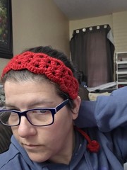 handmade crochet knit headband