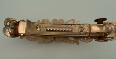 Hair Barrettes Lucite & Rhinestone Butterefly, Black Flower,Small Bar w/Stones