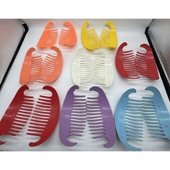 18 Vtg Hair Cincher Combs GOODY TZERS, Taiwan. Hair Raisers, wings Hollywood