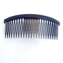 Fashion Women 24 Teeth Hair Comb Pin Clip Double Rows Rhinestone Hair Side Combs