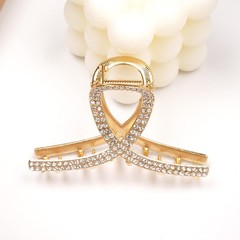 2 Pcs Medium Rhinestone Claw Clips For Women, 5 Count (Pack of 1), Style 1