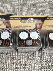 Invisibobble Power Strong Grip Hair Rings Brown Lot Of 3 Packs 9 Total
