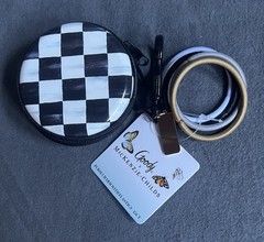 Goody x MacKenzie Childs Round POUCH Purse Charm with Elastic 15CT