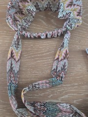 Sportsgirl Maple Leaf Headband / Scarf Multicoloured