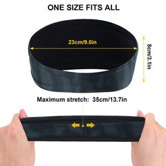 Moisture Wicking Sweatband Sports Headband Yoga Running Hairband for Men Women