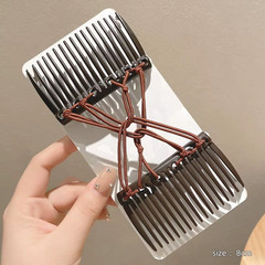 Vintage Creative Magic Hair Comb Elastic Rope Disc Hair Clip for Women Headwear
