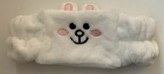 LINE Friends Face Washing Microfiber Hair Band Cony Character Makeup Shower Bath