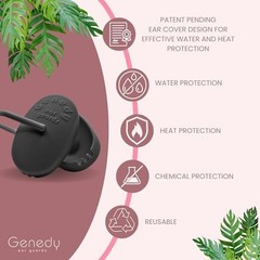 Waterproof Ear Covers for Shower & Hair Dye Protection – Reusable Silicone Caps