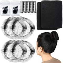 Teenitor Hair Nets for Food Service Workers, 50pcs 24inch Hair Net Hairnets for