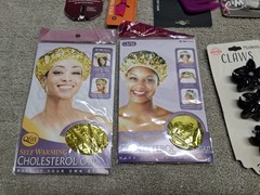 Hair Accessories Women Lot Of 15 Brushes Scissors Hair Caps Textured Hair New
