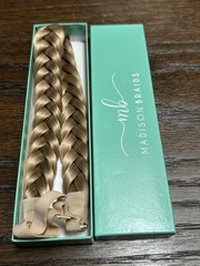 Madison Braids Headband Women OS Blonde Good Adjustable Synthetic Braid Boho