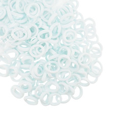 200 Pcs Solid Color Cotton Hair Ties Women Girls’ Elastics Hair Ties Seamless Po