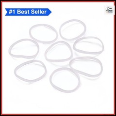 3200 Clear Elastic Rubber Bands Hair Ties Tiny Small Ponytail Holders 0.6 Inch