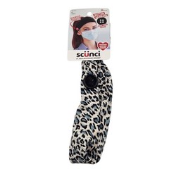 Scunci Deep Teal Fabric Hair Headband and Button Hairband Set with Jewels Bundle