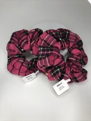 Hair Accessories, Hair Scrunchie, Pink 2 Count
