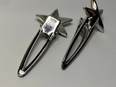 Yves Saint Laurent Y2K Silver Star Hair Clip