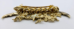 Kirks Folly Star Moon Celestial Angel Crystal Charm GT Hair Barrette USA/France