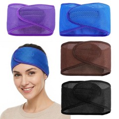 4 Pcs Mesh Hair Wraps for Black , Thicker Soft Head Wraps for Black Mesh Make…