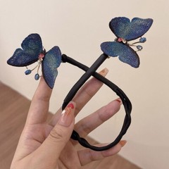 Women Lazy Hair Curler Butterfly Twisting Hair Clip pin Bun Maker Accessories