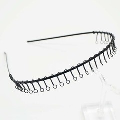 US 10-20 Pack Unisex Hairband Comb Headband Metal Wire with Teeth