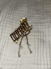 SHEIN Hair Claw Clips, Metal, Flower Decorative