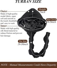 Elegant Satin Lined Turban for Women & Men – Versatile & Comfortable Wear