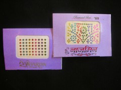150 CARDS WHOLESALE LOT BRIDAL BINDI CARDS HANDMADE BODY JEWELRY :SET OF150