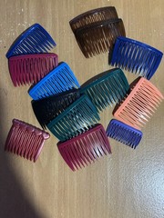 Vintage 90s Hair Side Combs Lot of 13 Made in USA/ (1) Goody