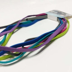 Goody Ouchless Elastic Headband 6 PCS Blue Teal Green Pink Purple Gray Headbands