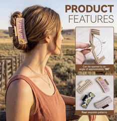 4 Pack 4.1 Inch Western Large Hair Jaw Clips for Thick Hair Daily Wear, Western