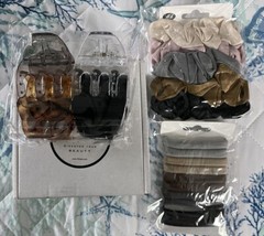 79style Hair Accessory Set With Clips, Scuncis And Hair Ties In Assorted Colors.