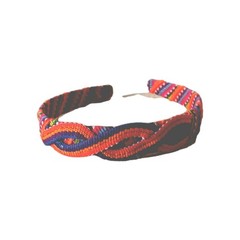 Handmade Guatemalan Cotton Hairband – Boho Woven Ethnic Tribal Yoga Wrap