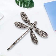12Pack Dragonfly Shape Women Metal Hair Clips Barrette Slide Grips Clip Hairpin