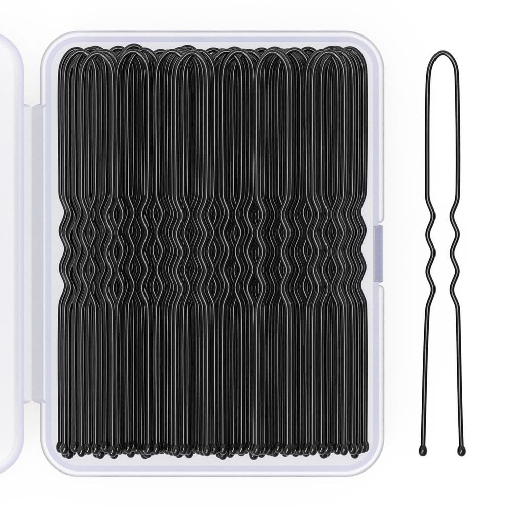2.8 Inch U Shaped Hair Pins for Women Girls, Long Hair Pin Bobby Pin for Secu…