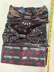 Hair Glove Women’s Fabric Headband Lot 3 Multicolor Camouflage Prints