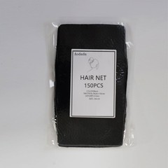 150Pcs Black Hair Nets – 24″ Elastic Mesh for Food Service & Ballet Buns + 10 U