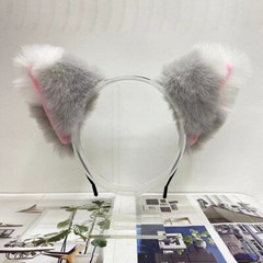 17 COLORS Girl Furry Cat Fox Animal Ear Hairpin Faux Fur Headband Cosplay Decor✔